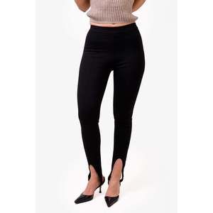 Saint Laurent Black Stir-Up Trousers Size XS